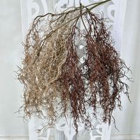 Tanaman tumbuh-tumbuhan buatan rumput udara, tanaman hijau imitasi untuk hiasan dinding, dekorasi rumah, properti fotografi Hotel, pernikahan