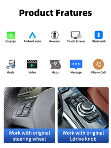 10.25 inç araba Dash kurulu Linux sistemi Carplay ekran WIFI BT GPS multimedya BMW F10 F11 2011-2016 için araba radyo ekran - Product Image 3