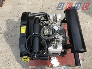 2 실린더 형 4 스트로크 SCDC EV80 수냉 디젤 엔진