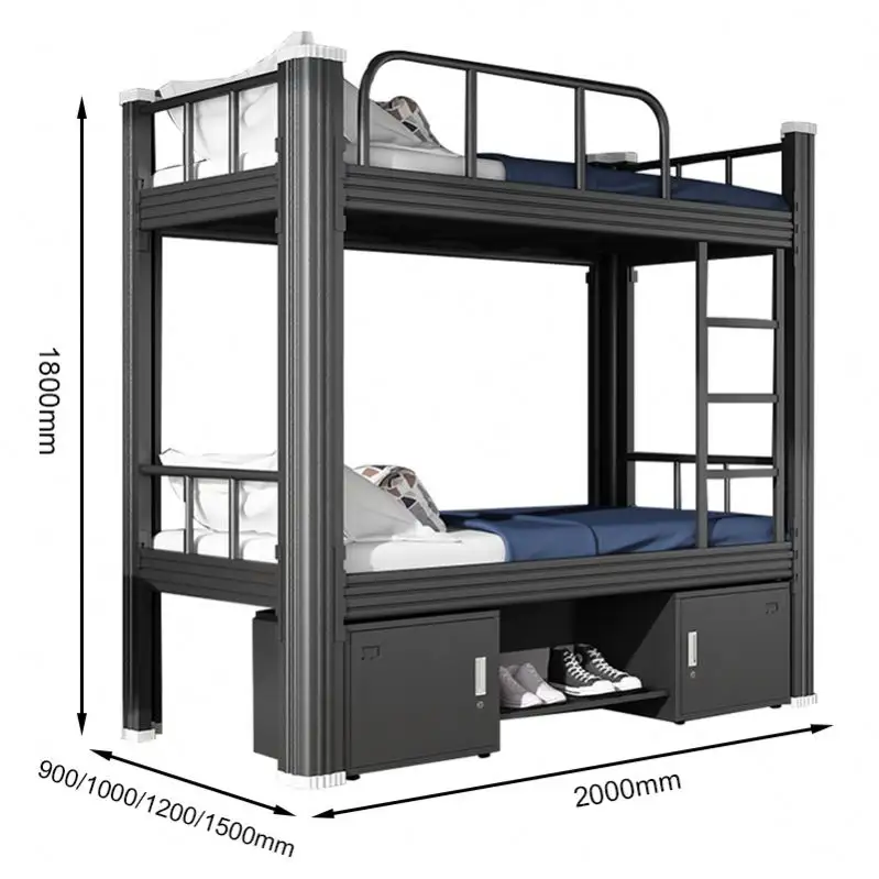 Novo design metal mobiliário para casa para o quarto barato super único duplo beliche triplo beliche dormitórios escola beliche