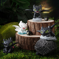 Vente en gros de figurines authentiques du petit dragon sans dents, de la série Comment dresser votre dragon, boîte mystère, figurines décoratives, jouet tendance, cadeau