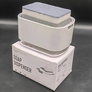 إكسسوارات مطبخ جديدة 3 في 1 حامل إسفنج وحامل فاخر لحوض المطبخ - Product Image 4