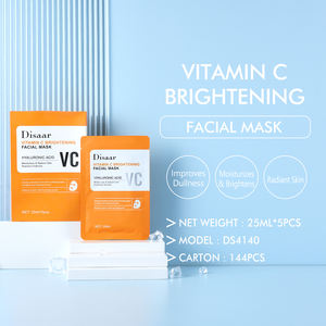 4 jenis masker wajah lembar Vitamin C Niacinamide Retinol asam Hyaluronic meningkatkan kekencangan bahkan warna kulit grosir masker wajah - Product Image 2