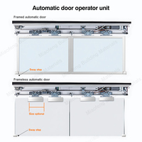 Porte automatique d'entrée de supermarché, porte coulissante automatique à double battant, porte coulissante automatique pour devanture de magasin