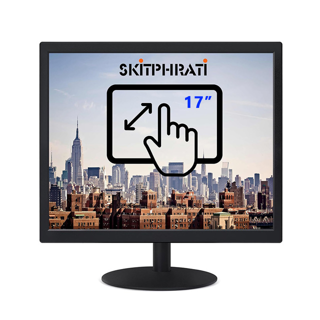 17" Square 1280x1024 10-Point Multi Touch Screen Monitor VESA Wall Mountable PC Touch Monitor for PC POS Machine
