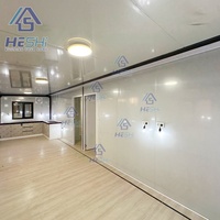 Casa Contenedor Prefabricada Expandible Solar de 20 y 40 Pies, con 1, 2, 3, 4 o 5 Dormitorios, Baño Moderno, Hogar Portátil Tipo Villa