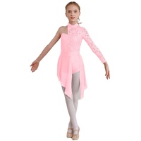 Tenues de danse pour enfants de 6 à 16 ans, costumes de danse, vêtements de scène, combinaison, robe de danse latine lyrique pour filles