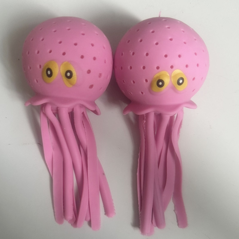 Water-absorbing octopus pink purple