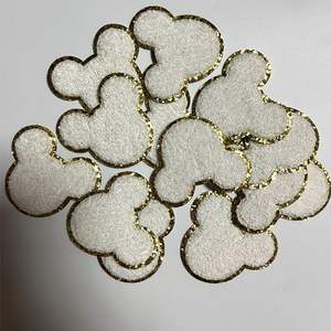 En gros <span class=keywords><strong>Mickey</strong></span> Mouse Patch Paillettes Chenille Dessin Animé Patchs thermocollants avec Paillettes Brodées Décoration pour Chapeau Offre Spéciale - Product Image 3
