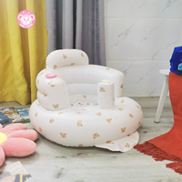 Canapé gonflable en PVC confortable pour enfants pour les repas et la cuisine Parfait comme chaise de vélo ou siège de voiture Baby Shower