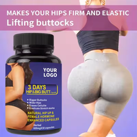 Capsules d'élargissement des fesses de marque privée Capsules d'élargissement des fesses abondantes et raffermissantes d'élargissement des hanches