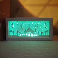 Boîte à lumière LED 3D Anime Shingel, Boîte à ombre Manga, Veilleuse LED Anime, Boîte lumineuse Anime