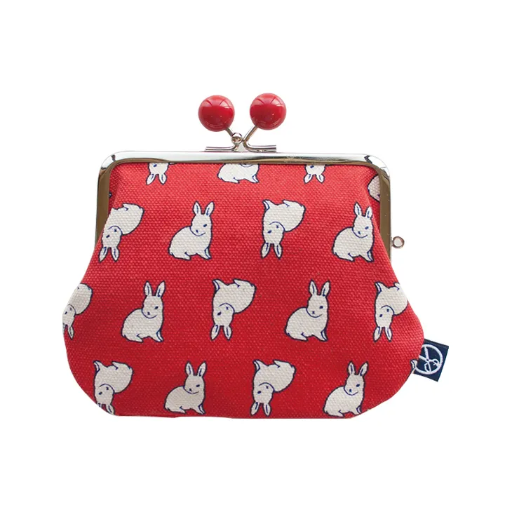 Hot selling animal pattern exquisite cute kiss lock hand bag for women