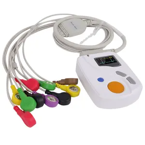 TLC6000 Dynamic ECG Systems 24 Hours Record ECG Holter CE Certificated 12 Leads