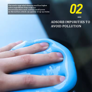 Gel de nettoyage anti-poussière à prix avantageux pour le detailing automobile, 160g, nettoyant pour clavier, gel automobile, nettoyage anti-poussière, caoutchouc souple - Product Image 6