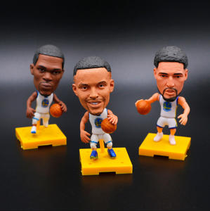 Figura de acción de baloncesto personalizada, minifigura de resina con cabeza de adoquín, estrella de jugador, adornos 3D para coche, muñeca de la <span class=keywords><strong>NBA</strong></span> - Product Image 2