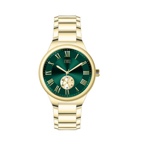 Montre Aura Flow avec bracelet en métal, mouvement à quartz, pour les affaires, les soirées et les situations quotidiennes. - Product Image 2