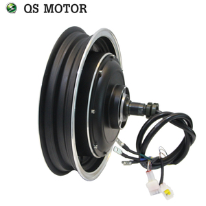 Motor de cubo de rueda BLDC de eje único QS de 12 pulgadas, 2000W, 260 V4, 35H, 72V70KPH para coche, 260 V4 35H, Motor BLDC - Product Image 3