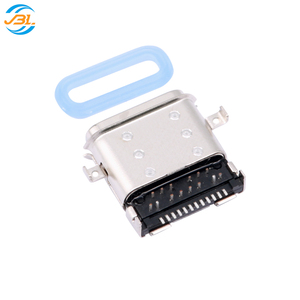 พอร์ตชาร์จแบบ SMT 24 พิน ตัวเมีย สำหรับ <span class=keywords><strong>JBL</strong></span> กันน้ำระดับ IP67 รองรับ USB Type-C 3.1 ผลิตจากสแตนเลส ชุบทองแดงผสมฟอสเฟอร์ สำหรับขายส่ง - Product Image 2