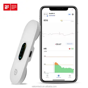 Wellue holter ECG Bluetooth 30S/5min ghi âm bệnh nhân ECG màn hình tính di động cá nhân cầm tay ECG