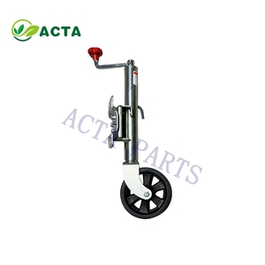 Nouveau Cric de Remorque ACTA en Acier 2000 LBS à <span class=keywords><strong>Double</strong></span> <span class=keywords><strong>Roue</strong></span> 1500 LBS avec Cric Stabilisateur Thermolaqué Robuste pour Semi-Remorque - Product Image 6