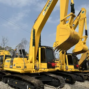 Secondhand komatsu PC200 pc200-7 pc200-8 pc220 excavator low price high quality Construction works machinery in good condition