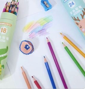 Juego de Mini Lápices de Colores en Caja de PP, 36 Unidades, Especial para Estudiantes de Primaria, para Dibujar y Grabar - Product Image 2