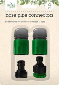 Lot de 4 adaptateurs universels en plastique pour <span class=keywords><strong>tuyau</strong></span> d'<span class=keywords><strong>arrosage</strong></span> de jardin - Product Image 2