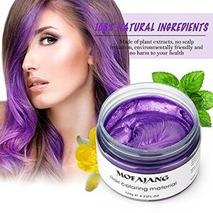<span class=keywords><strong>Mofajang</strong></span>-cire de coloration pour cheveux, crème temporaire de couleur, pour noël, Halloween, fête d'anniversaire, Cosplay, DIY - Product Image 1