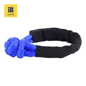 003 Iropes Corde à nœud à boucle d'insertion résistante à l'abrasion personnalisée UHMWPE <span class=keywords><strong>Manille</strong></span> souple avec manchon en polyester protégé - Product Image 1