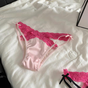 Prezzo di fabbrica biancheria intima di pizzo europeo femminile puro desiderio vita Sexy <span class=keywords><strong>senza</strong></span> traccia trasparente grandi signore <span class=keywords><strong>slip</strong></span> Spot all'ingrosso - Product Image 3