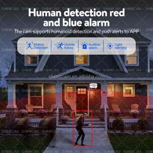 Cámaras de Seguridad Exteriores Tipo Domo de 8MP, Visión Nocturna IP66, Seguridad para el Hogar, Zoom Óptico 10x, Cámara Wifi PTZ de <span class=keywords><strong>360</strong></span>°, Mini Cámara Inalámbrica para Exteriores - Product Image 5