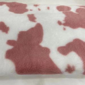 Tissu en fausse fourrure de lapin à imprimés de vache, peluche super douce, pour couverture, livraison gratuite - Product Image 6