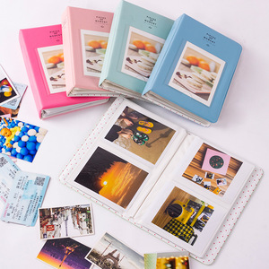 <span class=keywords><strong>Mini</strong></span> <span class=keywords><strong>album</strong></span> <span class=keywords><strong>photo</strong></span> en plastique 64 pochettes avec couverture carrée en PVC, porte-cartes logo personnalisé Kpop, cartes photos <span class=keywords><strong>Instax</strong></span>, monuments commémoratifs - Product Image 1