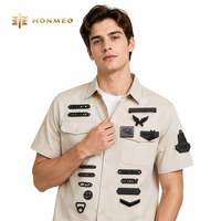 HONMEO Étiquettes métalliques en alliage de zinc pour jeans, gravées et embossées, personnalisées pour vêtements, sacs et chaussures, fournisseurs de plaques de logo de marque