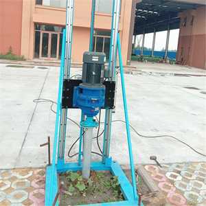 bibo Electrical Hydraulic Borehole Earth Screw <b>Mini</b> <b>Drilling</b> Rig Machine Price - Product Image 5