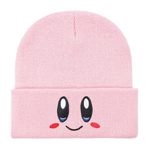 Estilo caliente 49 diseños Luffy Anime sombrero de punto dibujos animados <span class=keywords><strong>Kirby</strong></span> bordado sombrero moda cálido suéter Beanie sombrero para invierno - Product Image 1