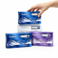 Boîte en carton personnalisée avec logo, boîte pour peptides, emballage pour flacon de stylo avec plateau en plastique et étiquettes, boîte de rangement pour peptides