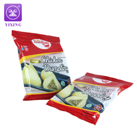 Sac en aluminium translucide de qualité alimentaire en polyéthylène imprimé personnalisé sac d'emballage d'aliments surgelés pour hamburger de poisson steak de boeuf boulette