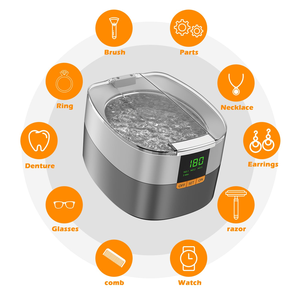 Nettoyeur à ultrasons numérique ODM 750 ml pour outils de manucure, commande en gros, pour lunettes, bijoux et bracelets de montre - Product Image 2