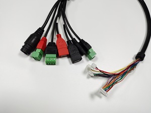 Tùy chỉnh cáp an ninh assesmbly CCTV RJ45 DC CCTV <span class=keywords><strong>Camera</strong></span> mạng Nhận dạng khuôn mặt cáp - Product Image 5
