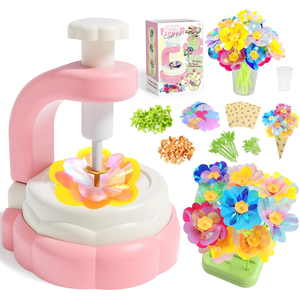 Nghệ thuật và thủ công bộ dụng cụ giáo dục tự làm đồ chơi Quà Tặng tự làm vải hoa Bó hoa Kit cho trẻ em sinh nhật hoạt động ngày lễ bên - Product Image 1