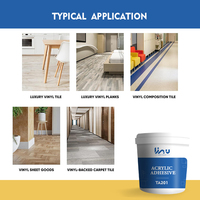 Échantillons Gratuits – Colle Acrylique à Base d'Eau à Faible Teneur en COV pour Revêtements de Sol Vinyle et Bois, Facile à Appliquer pour l'Installation de Sols