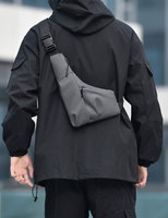 2025 Neue Herren-Brusttasche Einzels ch ulter Wasserdichte Umhängetasche Leichte Business Casual Große Kapazität