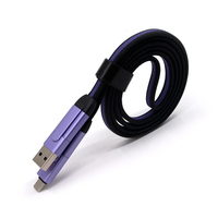 Kabel Data pengisian daya Cepat PD 6 dalam 1, kabel Data pengisian daya cepat, 6 dalam 1 pasang, kabel pengisian daya 5 Core, kabel aluminium Aloi 60W20W, 1M