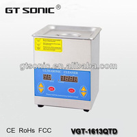 GTSONIC VGT-1613T 1.3L Nettoyeur à ultrasons industriel électrique haute pression 40KHz en acier inoxydable pour plastique, bijoux, pierres précieuses et tatouages, certifié CE