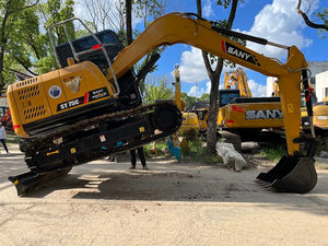 Excavatrice sur chenilles d'occasion Sany SY75C Pro, modèles SY75, SY60, SY95, SY55, SY26, SY35, avec chenilles en acier - Product Image 3