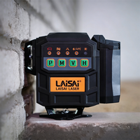 Niveau laser Laisai 12 lignes haute précision, lumière forte, ligne fine, 6650 infrarouge, instrument de marquage automatique