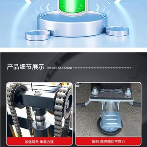 รถยกไฟฟ้าแบบซ้อน 1 ตัน ยกไฮดรอลิก สำหรับคลังสินค้า ขนถ่ายสินค้า - Product Image 4