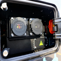 Usine de production de bus urbains électriques automatiques LHD de 12 mètres avec une autonomie de 450 kilomètres et une faible consommation d'énergie, produits par Tenglong